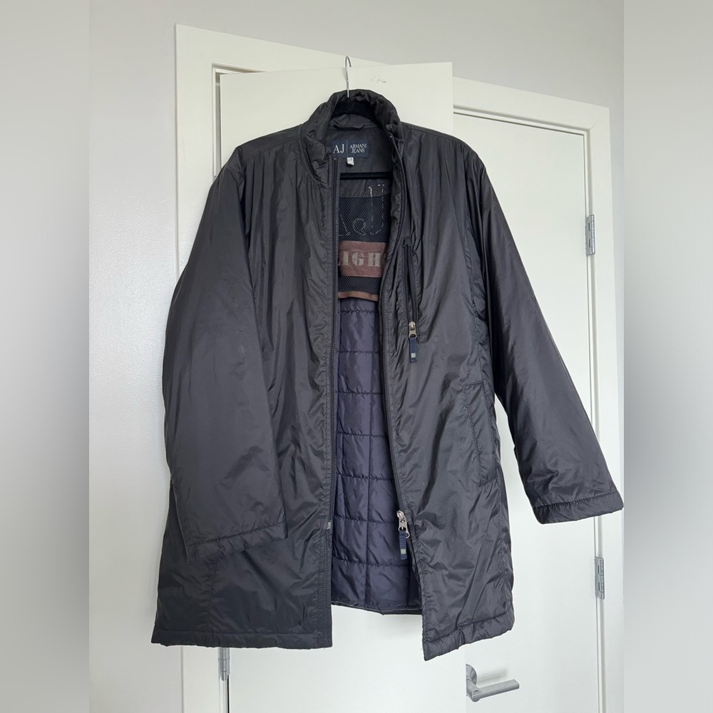 Armani light black jacket - perfect layer for blazers